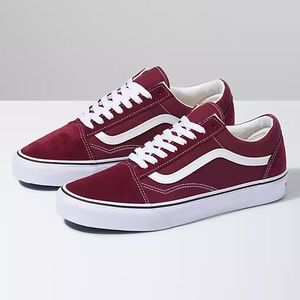 maroon vans